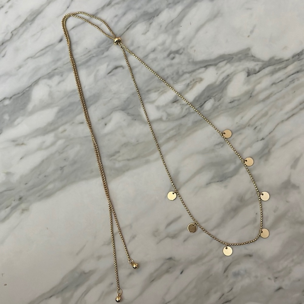 Adjustable Gold Necklace